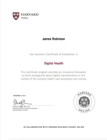 harvard medical degree certificate