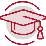 Graduation hat logo